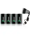 Batteria ricaricabile Coast CR123 3V USB-C 1100mAh / 2700mWh (4 pz.) Coast