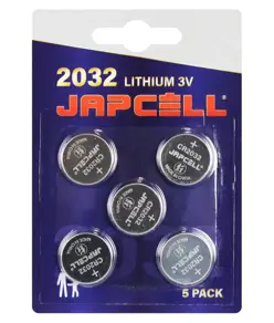 Batterie al litio CR2032 Japcell