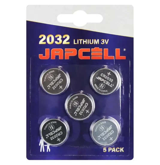 Batterie al litio CR2032 Japcell