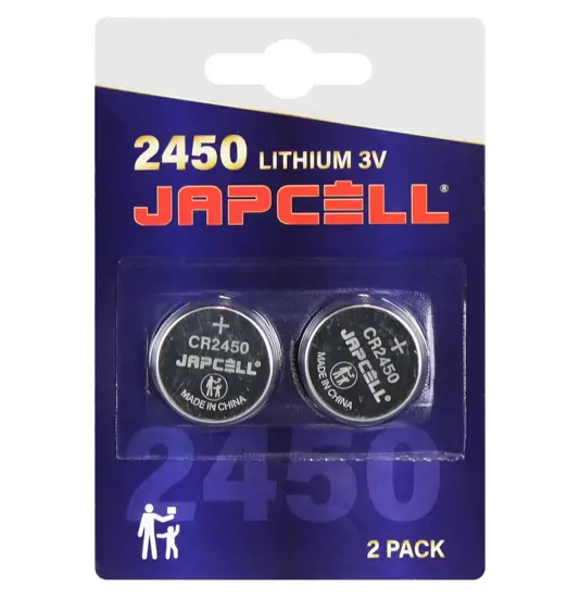 Batterie al litio CR2450 Japcell