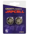 Batterie al litio CR2477 Japcell - Confezione da 2 pezzi Japcell