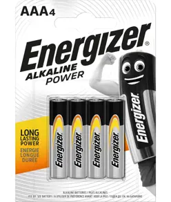 Batterie alcaline Energizer Power AAA / E92 (confezione da 4)