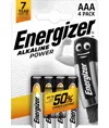 Batterie alcaline Energizer Power AAA / E92 (confezione da 4)