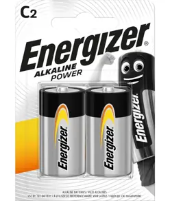 Batterie alcaline Energizer Power C / E93 (2 pezzi in blister)
