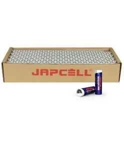 Batterie alcaline Japcell AA / LR06 Industrial Pro – confezione da 200 pezzi Japcell
