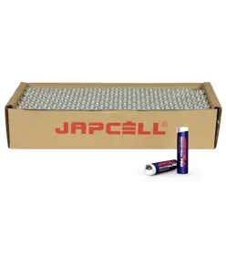 Batterie alcaline Japcell AAA / LR03 Industrial Pro – confezione da 200 pezzi Japcell