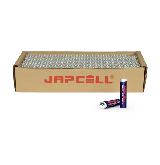 Batterie alcaline Japcell AAA / LR03 Industrial Pro – confezione da 200 pezzi Japcell