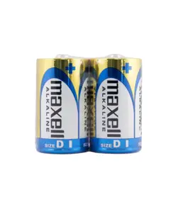 Batterie alcaline Maxell D / LR20 Shrink a lunga durata - 2 pz.
