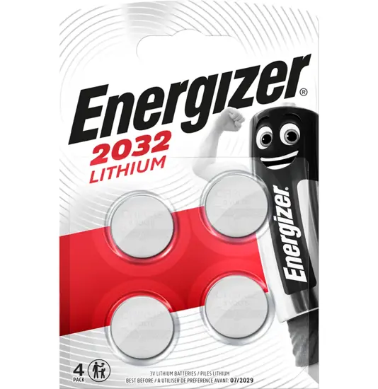 Batterie Energizer al litio CR2032 (confezione da 4)