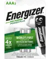 Batterie Energizer Recharge Power Plus AAA/HR03 700mAh - 2 pz.