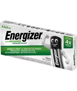 Batterie Energizer Recharge Power Plus AAA/NH12 700mAh - 10 pz.