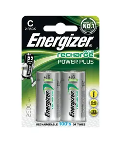 Batterie Energizer Recharge Power Plus C/NH35 2500mAh (confezione da 2)