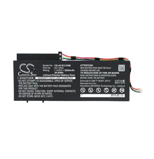Batterie für Acer Aspire P3-131 Laptop - 7,4V (kompatibel)