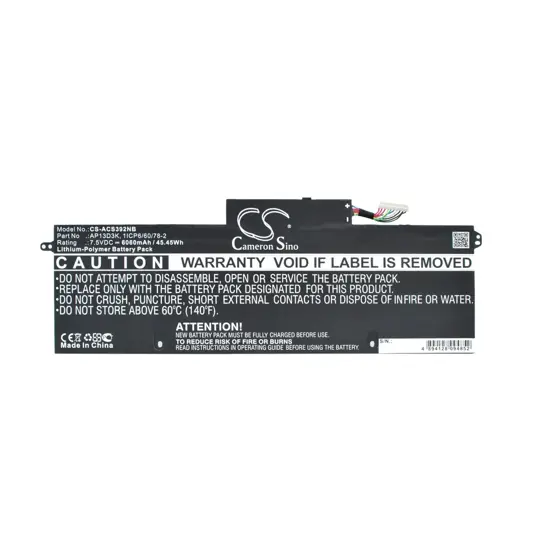 Batterie für Acer Aspire S3-392G Laptop - 7,5V (kompatibel)