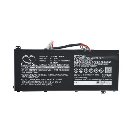Batterie für Acer Aspire V15 Nitro Laptop - 11,4V (kompatibel)