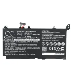 Batterie für Asus R553LF Laptop - 11,4V (kompatibel)
