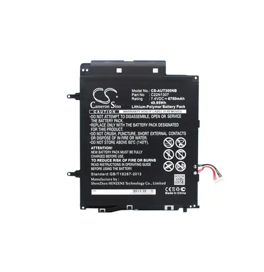Batterie für Asus T300CHI-F1-DB Laptop - 7,4V (kompatibel)
