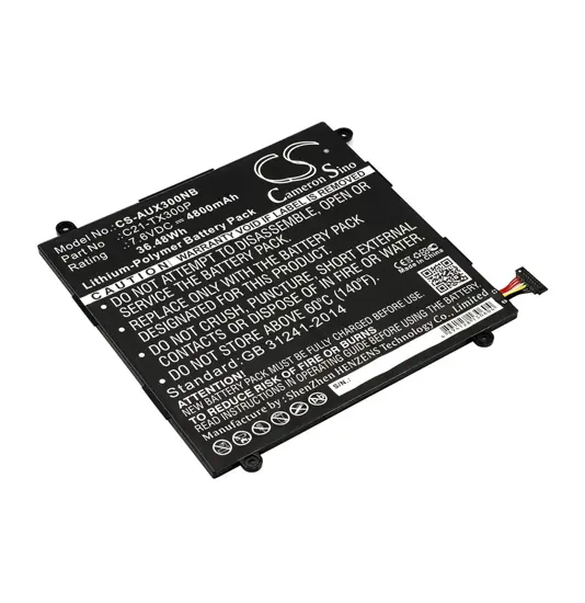 Batterie für Asus Transformer Book TX300CA Laptop - 7,6V (kompatibel)