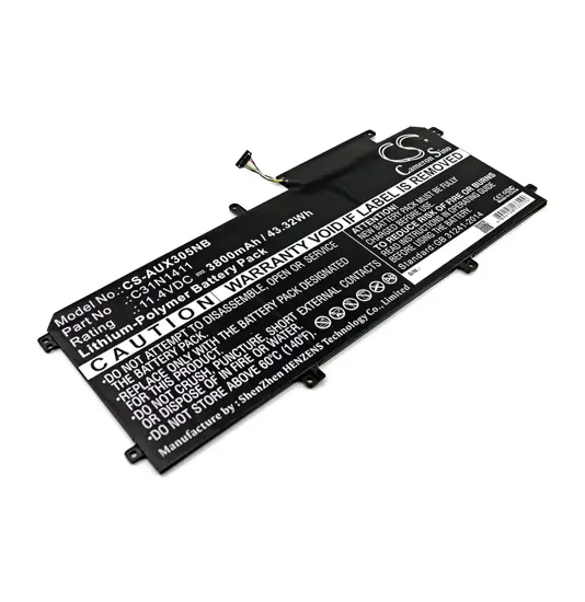 Batterie für Asus U305CA6Y30 Laptop - 11,4V (kompatibel)