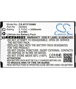 Batterie für BT Babyalarm Baby Monitor 7500