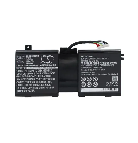 Batterie für DELL Alienware 17 Laptop - 14,8V (kompatibel)