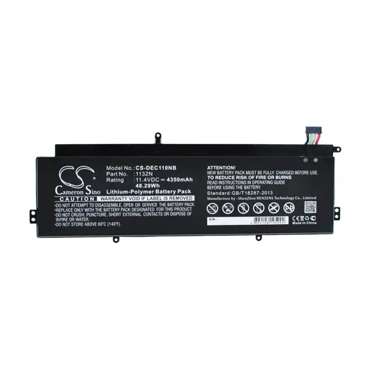 Batterie für DELL Chromebook 11 Laptop - 11,4V (kompatibel)