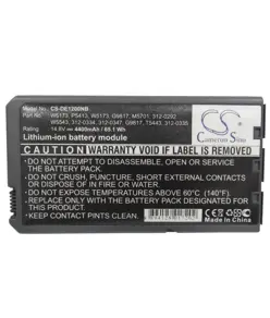 Batterie für DELL Inspiron 1000 Laptop - 14,8V (kompatibel)