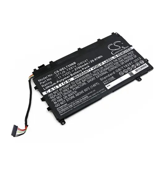 Batterie für DELL Latitude 13 7000 Laptop - 11,1V (kompatibel)