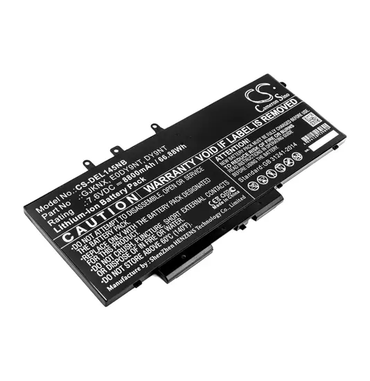 Batterie für DELL Latitude 14 5491 Laptop - 7,6V (kompatibel)