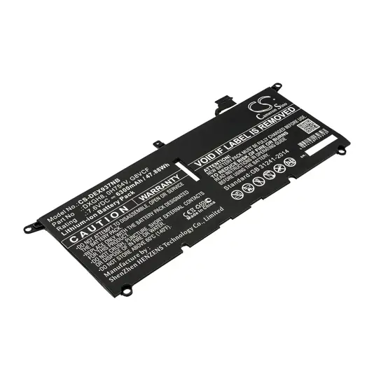 Batterie für DELL XPS 13 2018 Laptop - 7,6V (kompatibel)