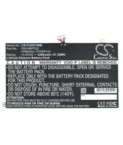 Batterie für Fujitsu Lifebook UH574 Laptop - 14,8V (kompatibel)