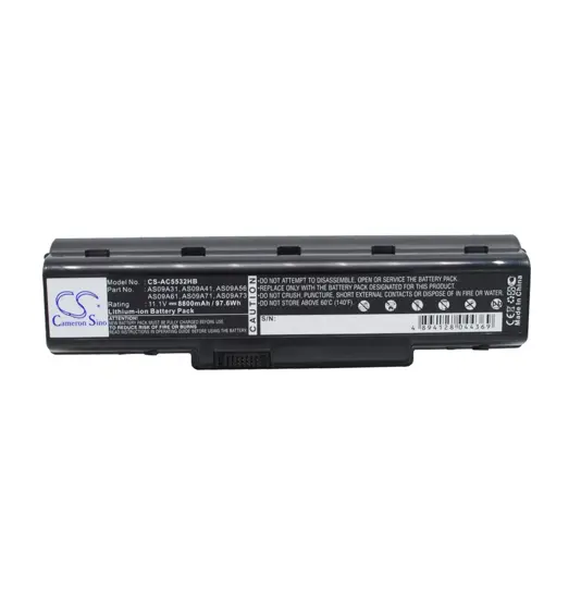 Batterie für GATEWAY NV52 Laptop - 11,1V (kompatibel)