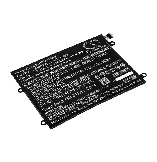 Batterie für HP 10-P018WM Laptop - 7,4V (kompatibel)