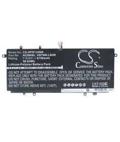 Batterie für HP Chromebook 14 Laptop - 7,5V (kompatibel)