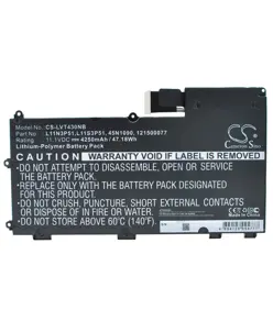 Batterie für Lenovo Thinkpad T430u Laptop - 11,1V (kompatibel)