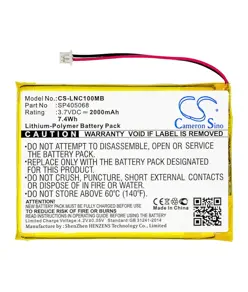 Batterie für Luvion Babyalarm Prestige Touch