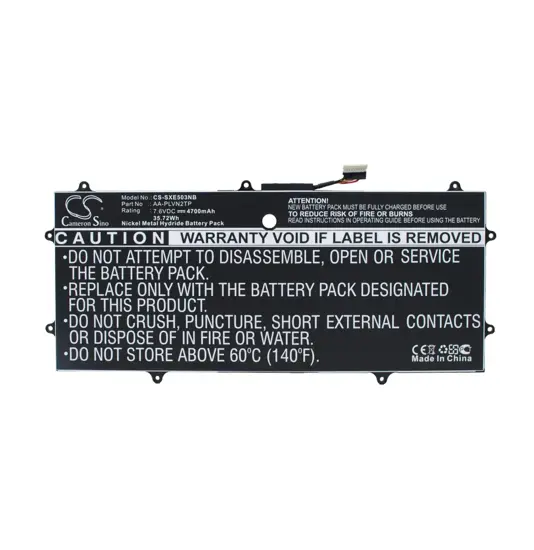 Batterie für Samsung Chromebook 2 13.3" Laptop - 7,6V (kompatibel)
