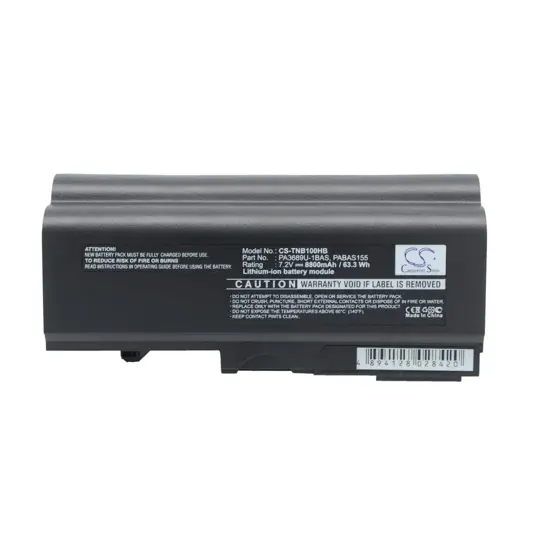 Batterie für Toshiba NB100 Laptop - 7,2V (kompatibel)