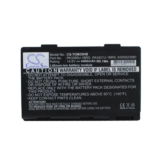 Batterie für Toshiba Satellite M30X Laptop - 14,8V (kompatibel)