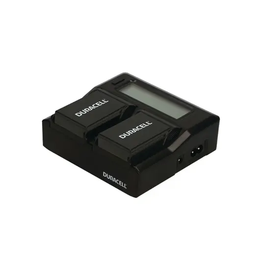 Batterioplader til Canon LP-E10 med 2 ladekanaler duracell