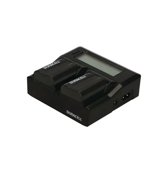 Batterioplader til Nikon EN-EL15 med 2 ladekanaler duracell