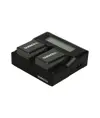 Batterioplader til Sony NPFW50 med 2 ladekanaler duracell