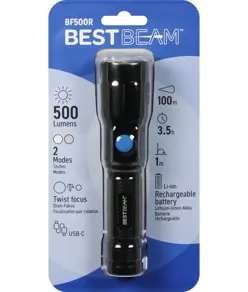 BF500R Torcia ricaricabile - 500 lm Best Beam
