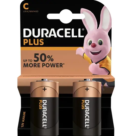 C / MN1400 / BABY PLUS POWER BATTERIER (2 stk.) duracell