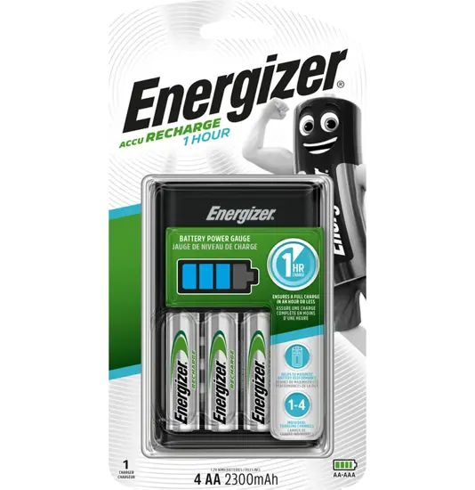 Caricabatterie Energizer EU Incl. 4 batterie Energizer AA 2300mAh