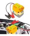 Caricatore di emergenza per batteria di avviamento da 12 V con batteria al litio Dewalt da 18-20 V
