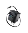 Caricatore GaN multiporto Intenso® USB-C/USB-A 65W con cavo USB-C - Nero Intenso