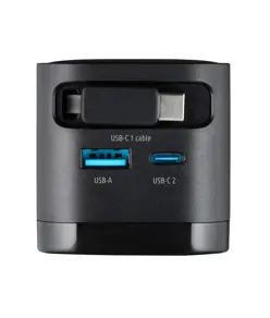 Caricatore GaN multiporto Intenso® USB-C/USB-A 65W con cavo USB-C - Nero Intenso