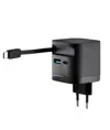 Caricatore GaN multiporto Intenso® USB-C/USB-A 65W con cavo USB-C - Nero Intenso