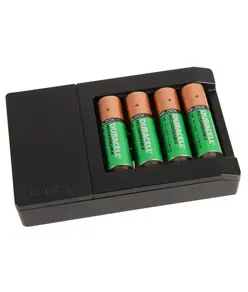 CEF15 Ultra caricabatterie rapido 15 minuti + 4 batterie AA Active Charge duracell